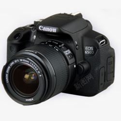 产品实物佳能相机EOS650d微单素材
