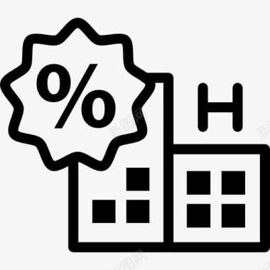 住院医疗保险或住院费用图标图标