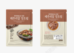 食物韩式食品包装袋素材