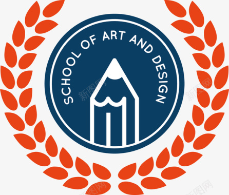 麦穗商学院logo矢量图图标图标