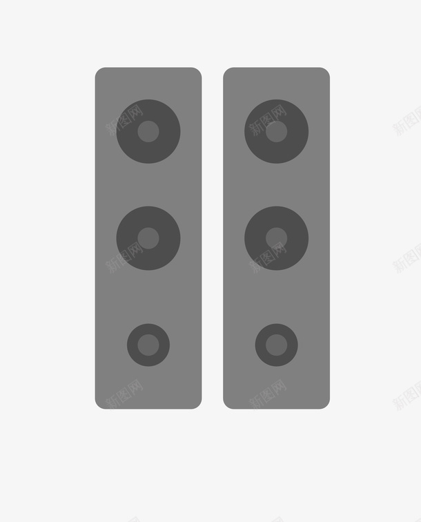 手绘卡通黑色扁平化音响png免抠素材_88icon https://88icon.com 低音炮 扁平化 手绘卡通 暂无视频ico 红色 装饰 音乐播放 音响 音箱