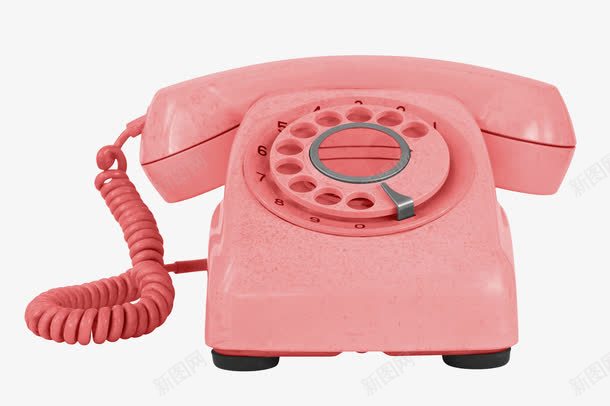 电话png免抠素材_88icon https://88icon.com 可爱 复古 怀旧 机械 欧美 电话 粉色 老式