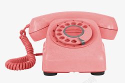 复古粉色电话高清图片