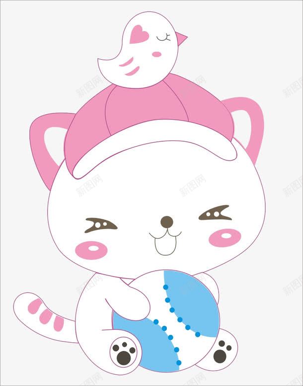 可爱的卡通形象png免抠素材_88icon https://88icon.com 元素 卡通 可爱 手绘 猫咪 粉丝