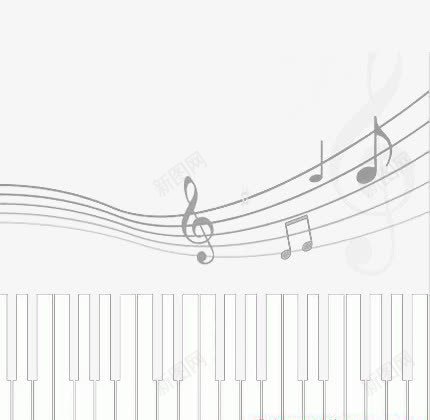 黑白键上的钢琴音乐png免抠素材_88icon https://88icon.com 五线谱 气质 简笔画钢琴 音乐 高贵
