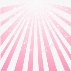 粉色星星直线光束素材