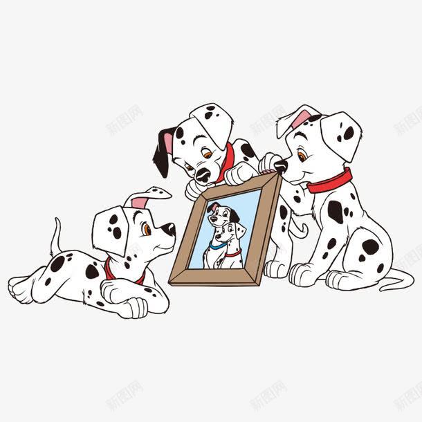 斑点狗宠物狗png免抠素材_88icon https://88icon.com 动画 卡通 宠物 家禽家畜 斑点狗 斑点狗图案 照镜子 狗 狗狗 生物世界 镜子里的人 黑白斑点狗