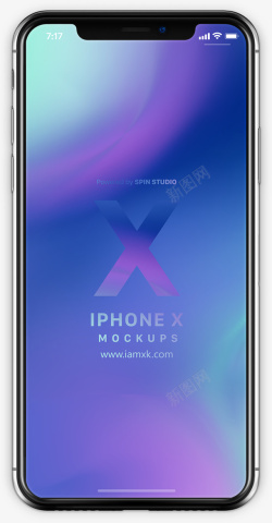 时尚iPhoneX型号手机品牌素材