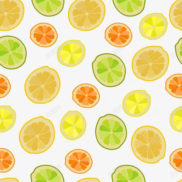 彩色柠檬png免抠素材_88icon https://88icon.com 切片柠檬 彩色 有机 水果食品 重复背景
