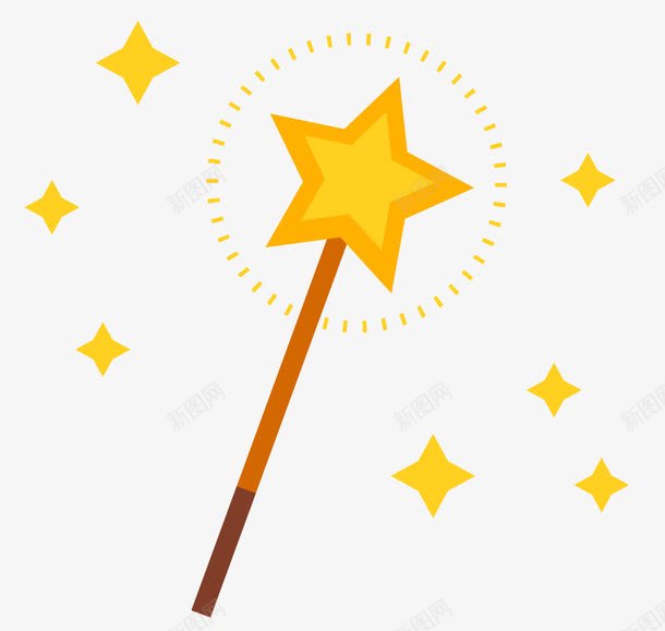 魔法棒矢量图eps免抠素材_88icon https://88icon.com 星星 矢量图 矢量素材 魔法 魔法标签 魔法棒