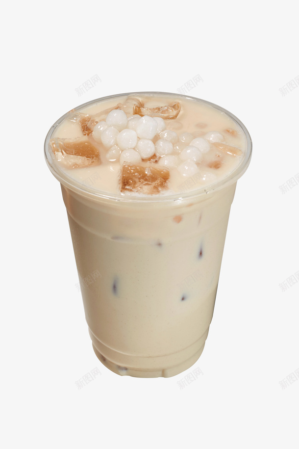 经典鲜奶奶茶实物png免抠素材_88icon https://88icon.com 冰块 夏日饮品 好喝 清凉 白色珍珠 经典 美味 鲜奶奶茶