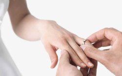 戴戒指的手结婚庆典素材