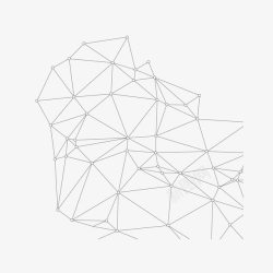 立体不规则网格透视三角形素材