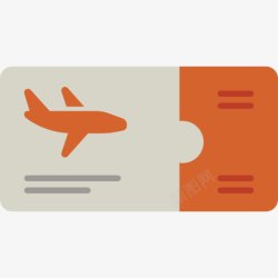 航班PNG飞机票图标高清图片