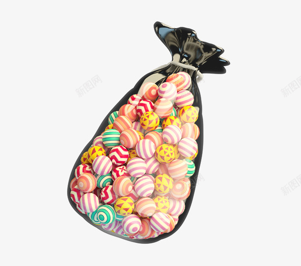 手绘卡通一袋糖果png免抠素材_88icon https://88icon.com 一袋糖果形 儿童 彩色 甜品 礼物 糖果 美食 食品