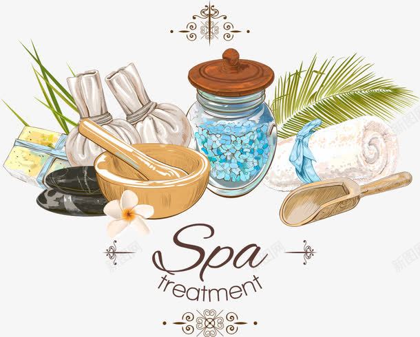 spa护理宣传png免抠素材_88icon https://88icon.com spa护理 spa护理宣传 莲花 贝壳