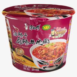 麻辣味方便面油辣子麻辣牛肉面高清图片