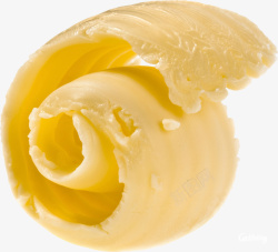 一块卷起来的黄油素材