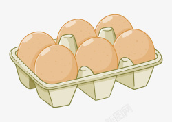 装满食物一盒鸡蛋高清图片
