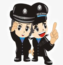 警察派出所民警素材