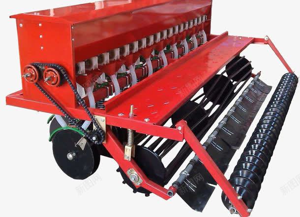 大红色优质小麦玉米播种机png免抠素材_88icon https://88icon.com 优质播种机 农机设备 农用 大红色 小麦播种机 玉米播种机