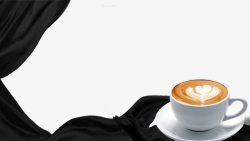 卡布奇诺黑丝绸素材