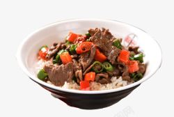 黑椒牛肉饭素材