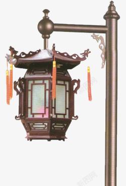 中国风红木吊灯素材