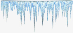 冰柱蓝色冰柱元素高清图片