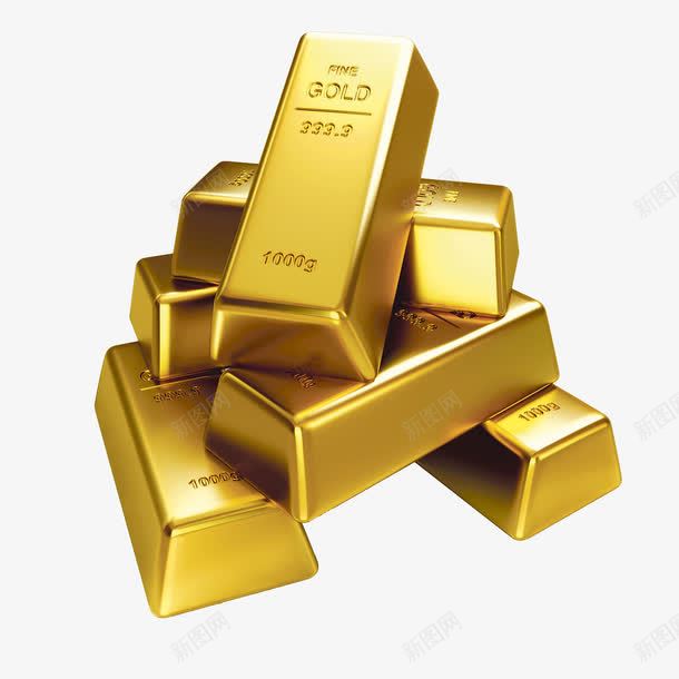 1000g金块png免抠素材_88icon https://88icon.com GOLD png 一堆 素材 金块 金子