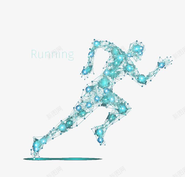 五彩男性运动跑步人物png免抠素材_88icon https://88icon.com 体育运动 健身运动 卡通人物 快跑 竞技 跑步 运动员