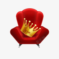 沙发上的皇冠素材