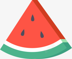 西瓜邮票夏季水果三角形西瓜高清图片