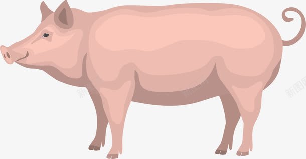 粉色卡通家猪png免抠素材_88icon https://88icon.com 农场 动物 可爱小猪 家畜 小猪 牧场 粉色家猪 装饰图案