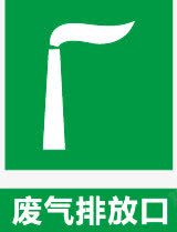 公共环境设计废气排放口图标高清图片