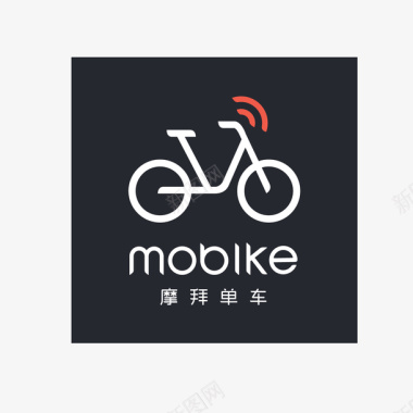 单车图标黑色摩拜单车logo矢量图图标图标