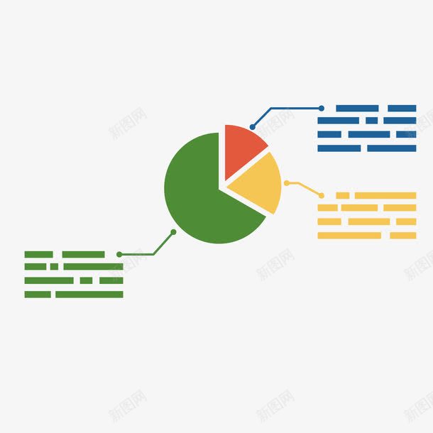 饼图png免抠素材_88icon https://88icon.com PPT元素 办公 商业 大数据 折线图 数据分析