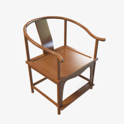 简单的椅子图片中式复古简单圈椅高清图片