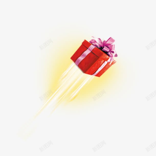 礼盒png免抠素材_88icon https://88icon.com 活动素材 礼品盒 装饰素材 飞跃的礼盒