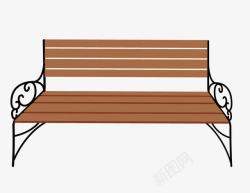 棕色椅子png公园长椅高清图片