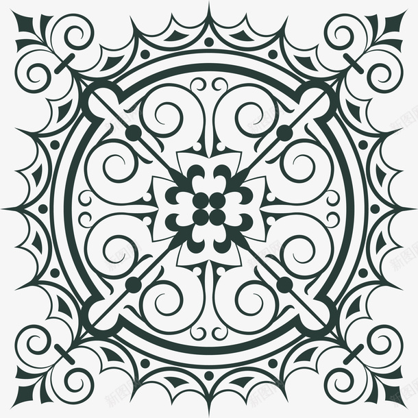 瑶族花纹装饰矢量图eps免抠素材_88icon https://88icon.com 几何手绘 手绘花 瑶族花纹 矢量花 线性花 花 花朵 花纹 花纹图案 装饰 矢量图