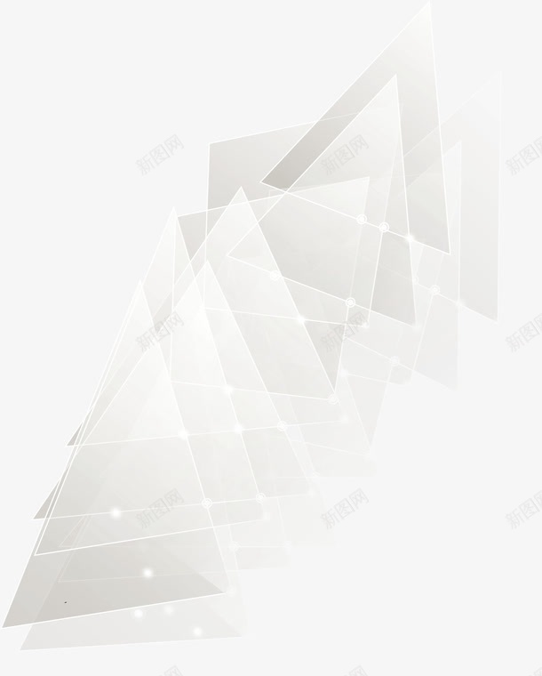 几何三角形png免抠素材_88icon https://88icon.com 三角形 交汇 几何 图形 图案 装饰 运动线条 重叠 重复 黑白