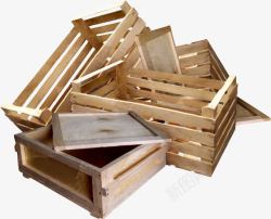 木箱子一堆木箱子高清图片