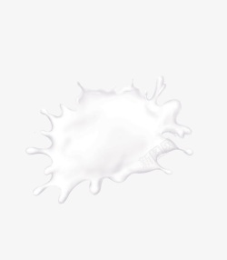 手绘牛奶素材手绘牛奶水滴高清图片