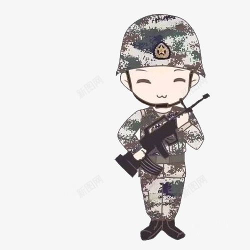 持枪的兵哥哥png免抠素材_88icon https://88icon.com 公务员 兵哥哥 制服 卡通兵哥哥 士兵 展示 持枪 空军 站立