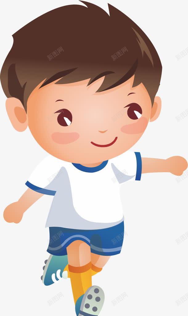 卡通运动员png免抠素材_88icon https://88icon.com 卡通 奔跑的孩子 小人奔跑 小朋友 运动