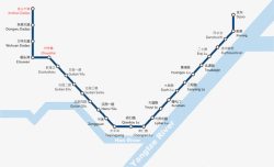 武汉地铁线路图一号线素材