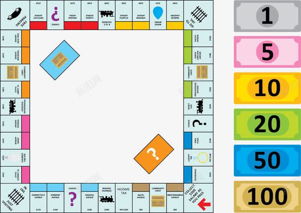 棋盘png免抠素材_88icon https://88icon.com 大富翁 大富翁棋盘 棋牌 游戏 游戏大富翁 赌博 超级大富翁 金钱