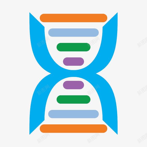 可爱彩色简约DNA图形png免抠素材_88icon https://88icon.com DNA双螺旋 PPT元素 可爱 基因 实验 科研 遗传