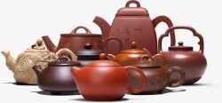 多款紫砂壶茶壶实用素材